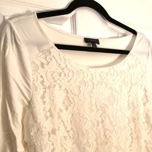 Never Worn Cream Lace Blouse (The Limited)